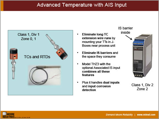 Advanced Temperature with AIS Input