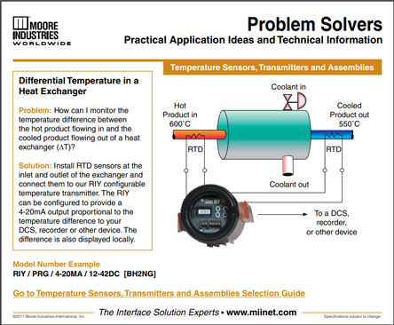 Differential Temperature in a Heat Exchanger