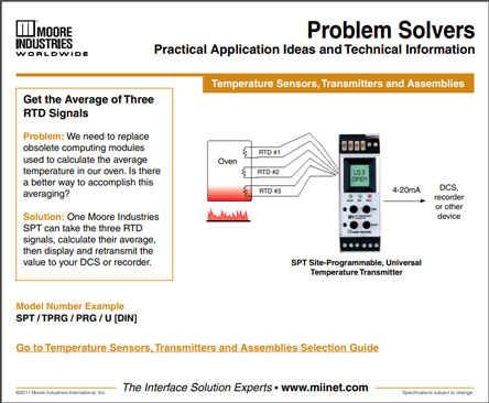 Get the Average of Three RTD Signals