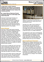 Measuring Molasses with the WORM White Paper Moore Industries Cover