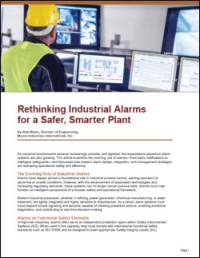 Rethinking Industrial Alarms for a Safer, Smarter Plant