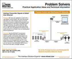 Interface Transmitter Signals to DeltaV Over Ethernet