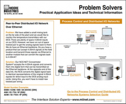 Peer-to-Peer Distributed I/O Network Over Ethernet