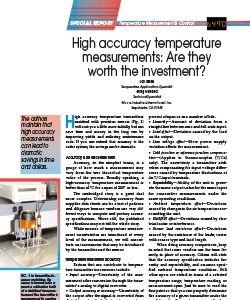 High-Accuracy Temperature Measurements Worth the Investment?