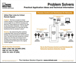 Utilize Fiber Links for Critical Remote Signals