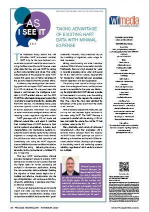 Take Advantage of Existing HART Data with Minimal Expense