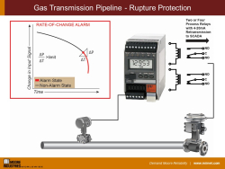 Gas Transmission Pipeline - Rupture Protection