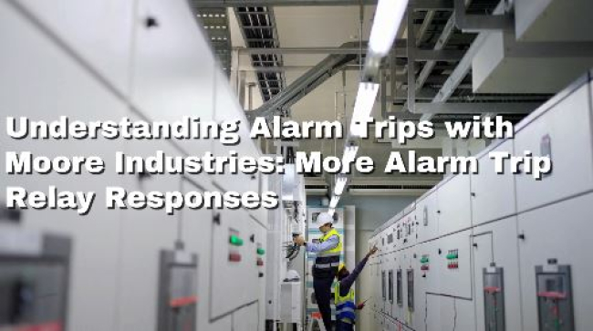 Understanding Alarm Trips Part 5: More Alarm Trip Relay Responses